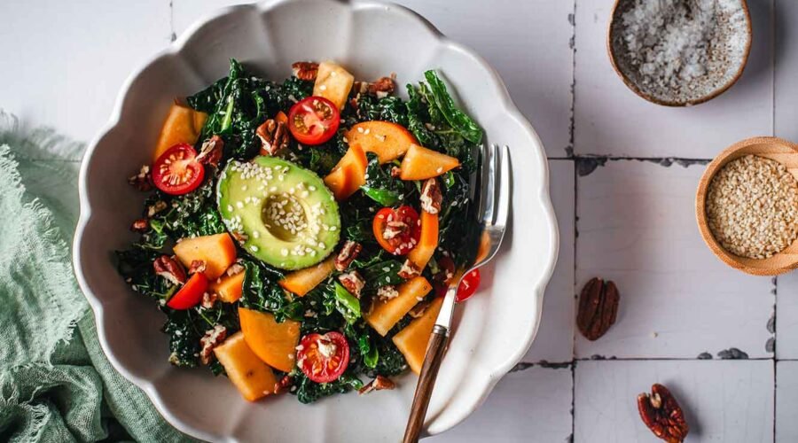 Rezept Avocado Salat mit Cranberries.